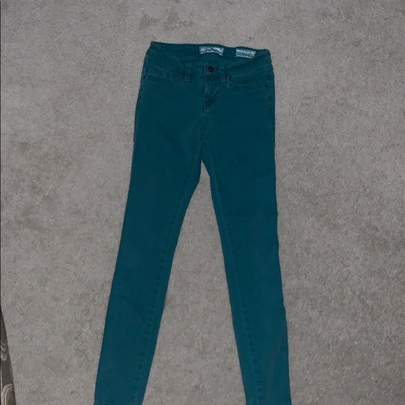 Guess Jeans TEAL waist size 25 (or 00) - Picture 1 of 4
